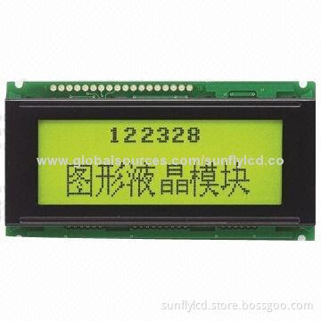 122 x 32 Dot Matrix Graphics STN LCD Module with -10 to 60°C Operating Temperature